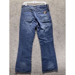 Abercrombie and Fitch Jeans Womens 32x34 Blue 1892 Barstar Button Fly Feb‎ 2003